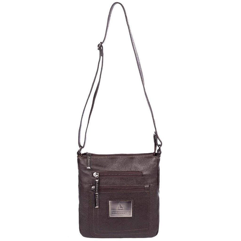 Bolsa tiracolo masculina de couro Clovis