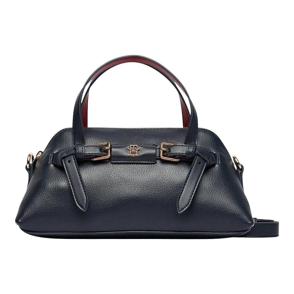 Bolsa Tommy Hilfiger Buckle Mini Tote Feminino 2L Preto