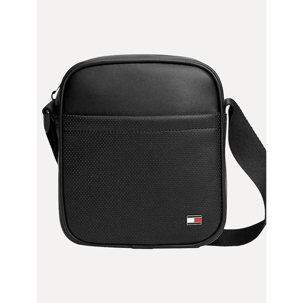 Bolsa Tommy Hilfiger Masculina Foundation Mini Reporter Preta