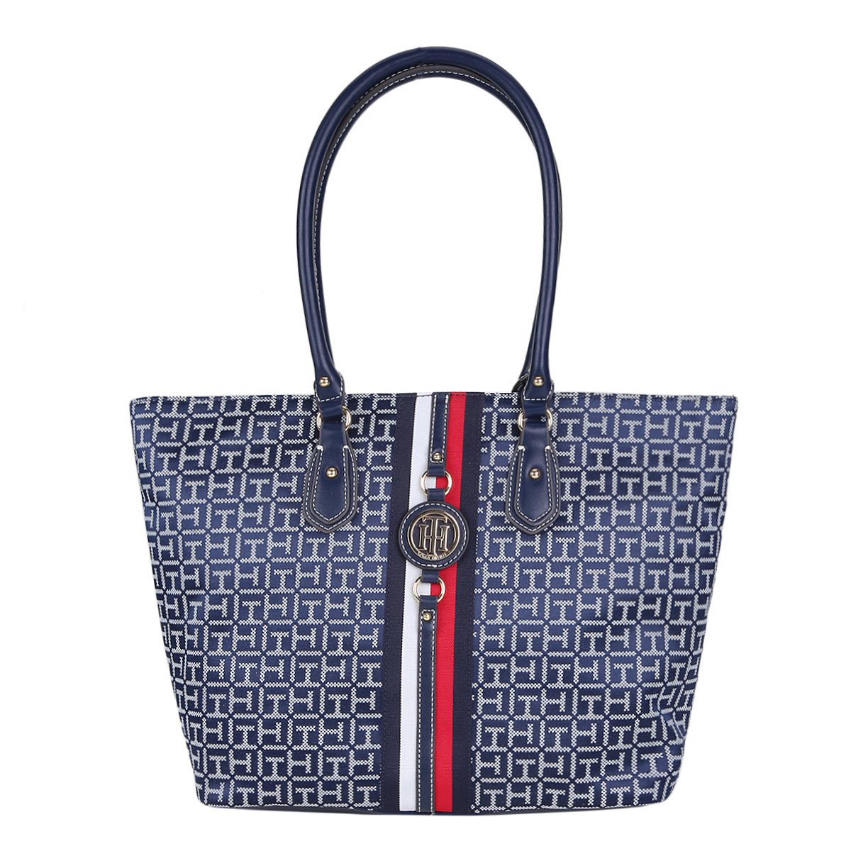 Tote Th Jacquard Mix Mujer Beige Tommy Hilfiger E2 Tote Th Jacquard Mix Mujer Beige Tommy Hilfiger E2