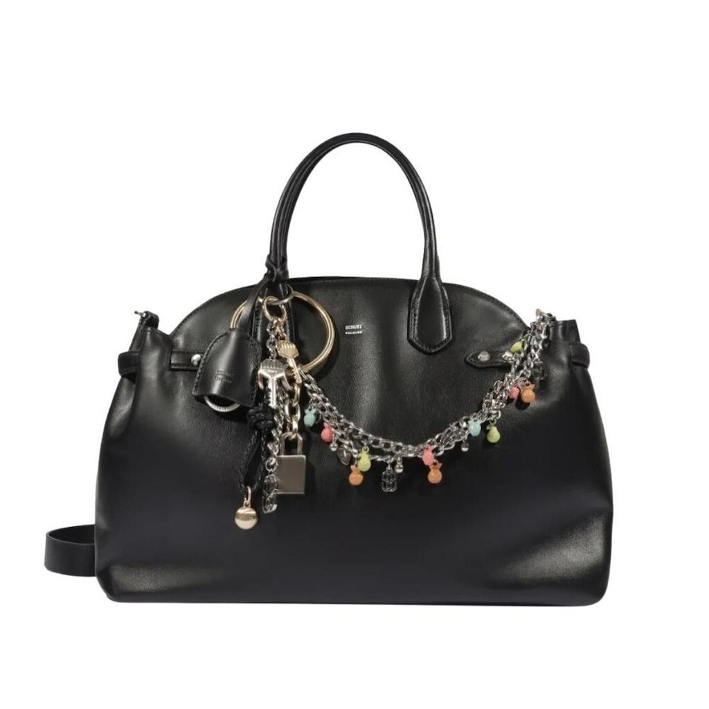 Bolsa Tote Broadway Summer Grande Couro Preta