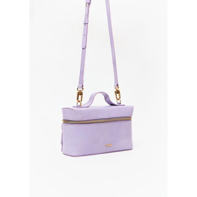 Bolsa Tote Couro Cobra Com Enfeite