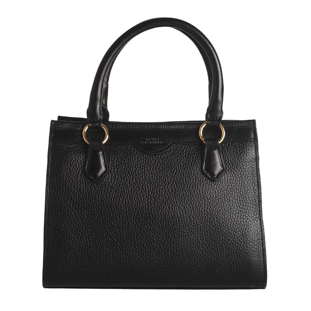 BOLSA TOTE DE COURO DAYANE MAGALHÃES PRETA