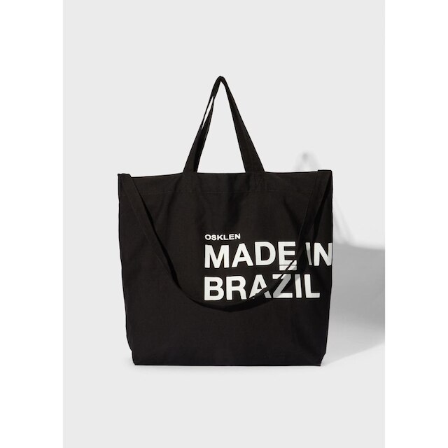 Bolsa tote made in brazil - preto - UN OSKLEN