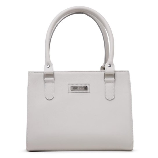 Bolsa Tote Média Feminina Transversal em Couro