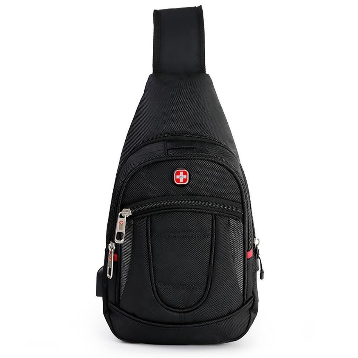 Bolsa Transversal Crossgear Saída USB Shoulder Bag Anti Furto Menor preço em Bolsa Transversal Crossgear Saída USB Shoulder Bag Anti Furto