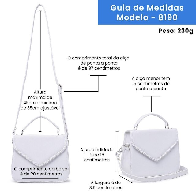 Bolsa Transversal Feminino de Colo Pequena Schiareli 8190