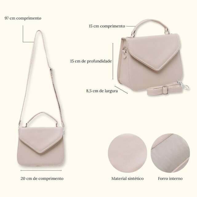 Bolsa Transversal Feminino de Colo Pequena Schiareli 8190