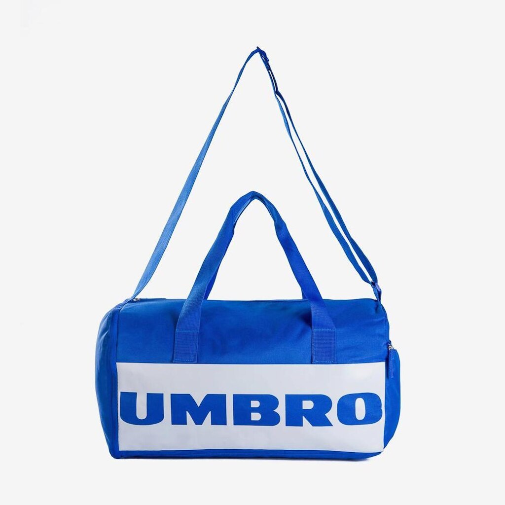 Bolsa Umbro Lettering Unisex Azul Branca Clássica