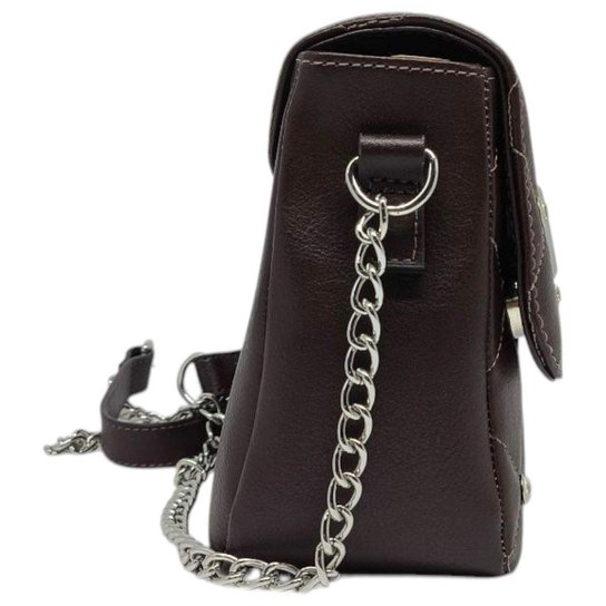 Bolsa Vizzano Casual Moderna Estilo Brilho Feminino