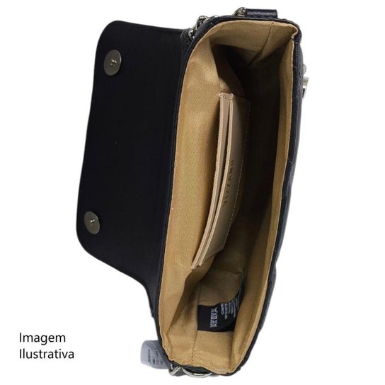 Bolsa Vizzano Casual Moderna Estilo Brilho Feminino