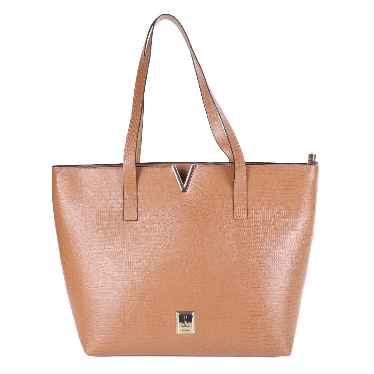 Bolsa Vizzano Shopper Cobra Feminina - Caramelo Menor preço em Bolsa Vizzano Shopper Cobra Feminina - Caramelo