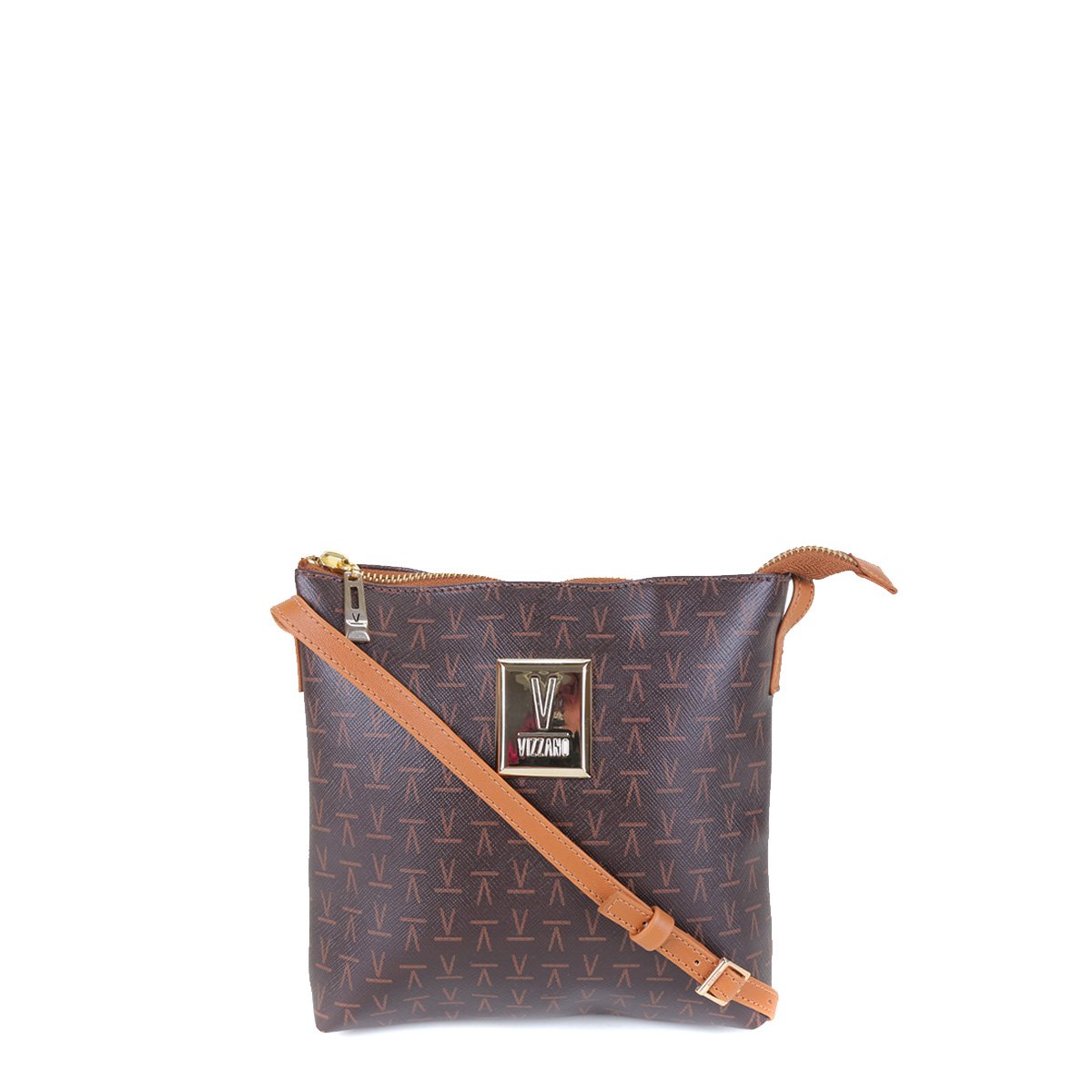 Bolsa Vizzano Tiracolo Pequena Feminina - Café Menor preço em Bolsa Vizzano Tiracolo Pequena Feminina - Café