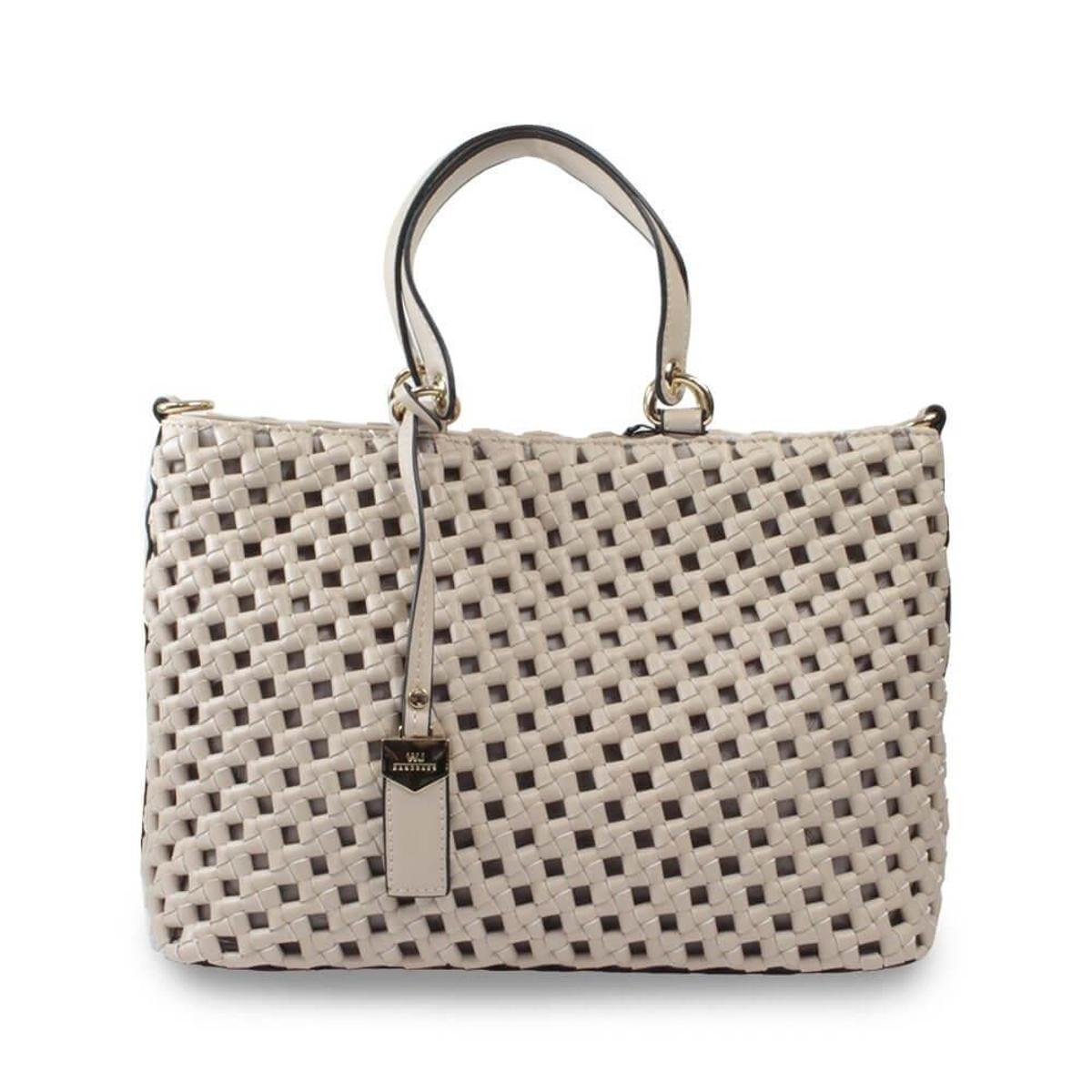 Bolsa Wj Acessorios Bag Trancada Feminina Nude Zattini