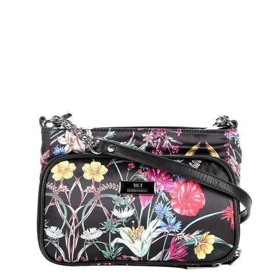 Bolsa WJ Crossbody Média Floral Feminina - Floral