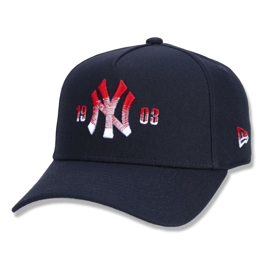 BONE 9FORTY A-FRAME SNAPBACK ABA CURVA NEW YORK YANKEES STREET LIFE LAMB MARINHO NEW ERA