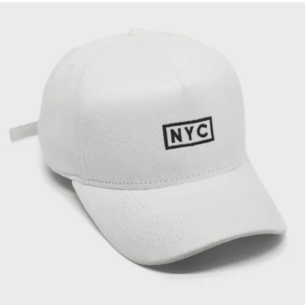 Boné Aba Curva NYC Hype Camurça New York City Camurça Snapback NY Premium Originals