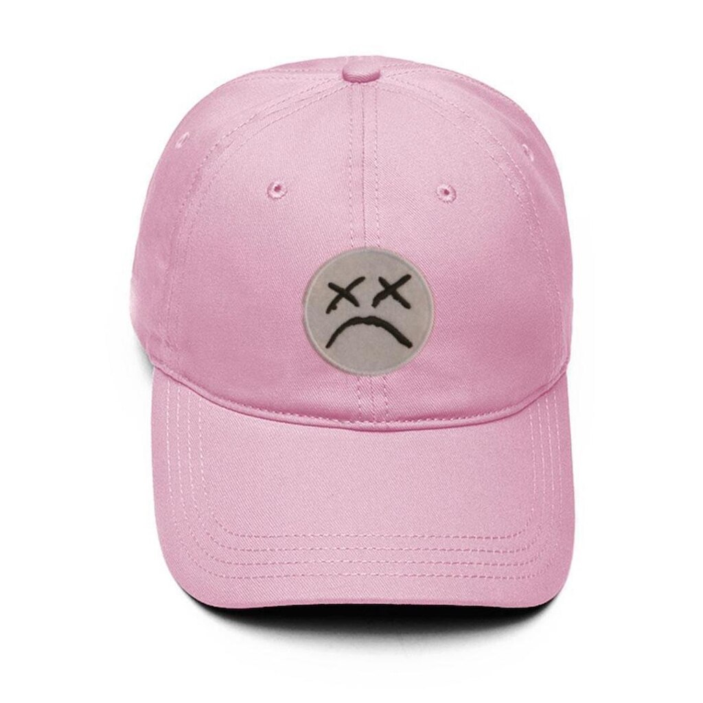 Boné Aba Curva Regulável Strapback Emoji Triste