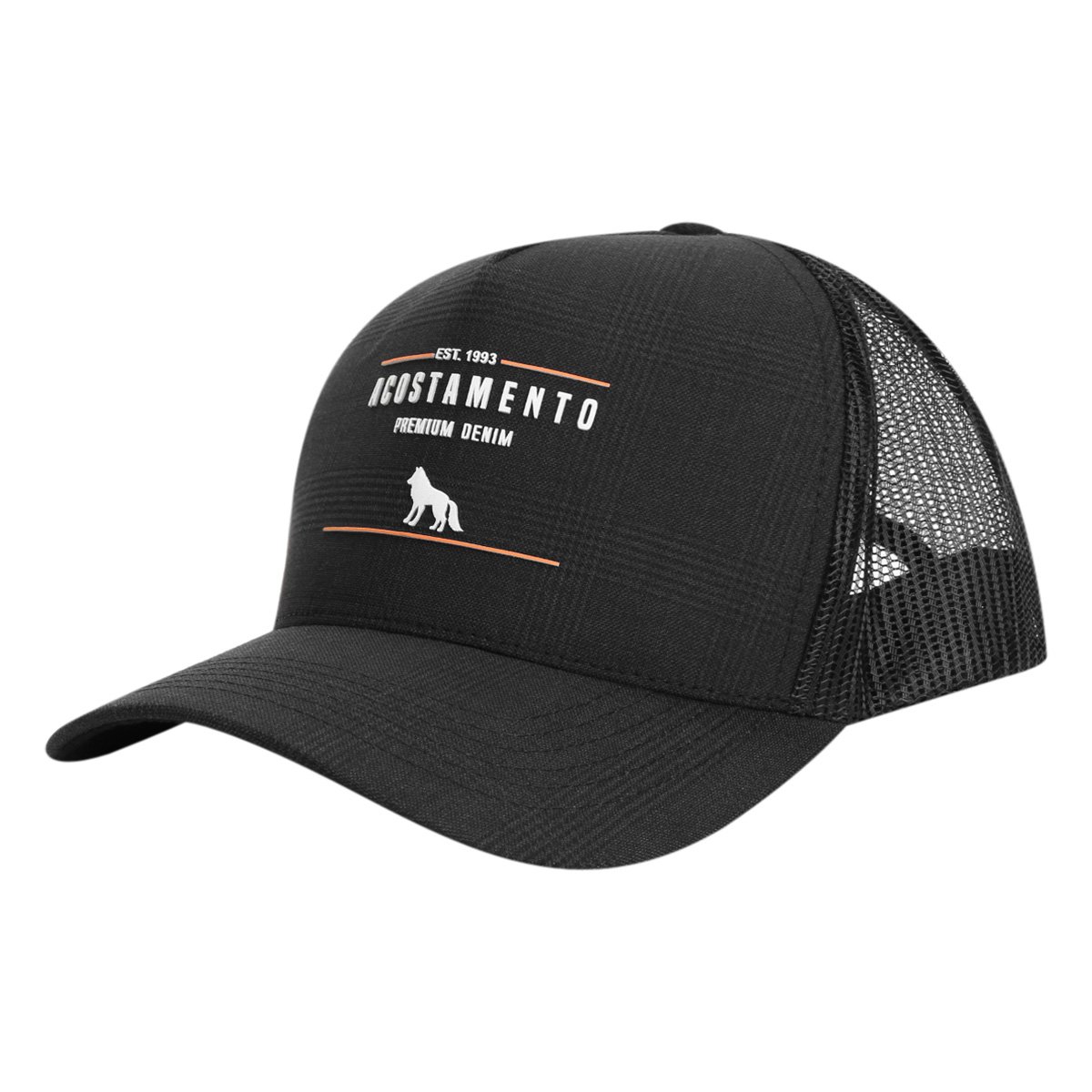 Boné Acostamento Aba Curva Snapback Masculino - Preto Menor preço em Boné Acostamento Aba Curva Snapback Masculino - Preto