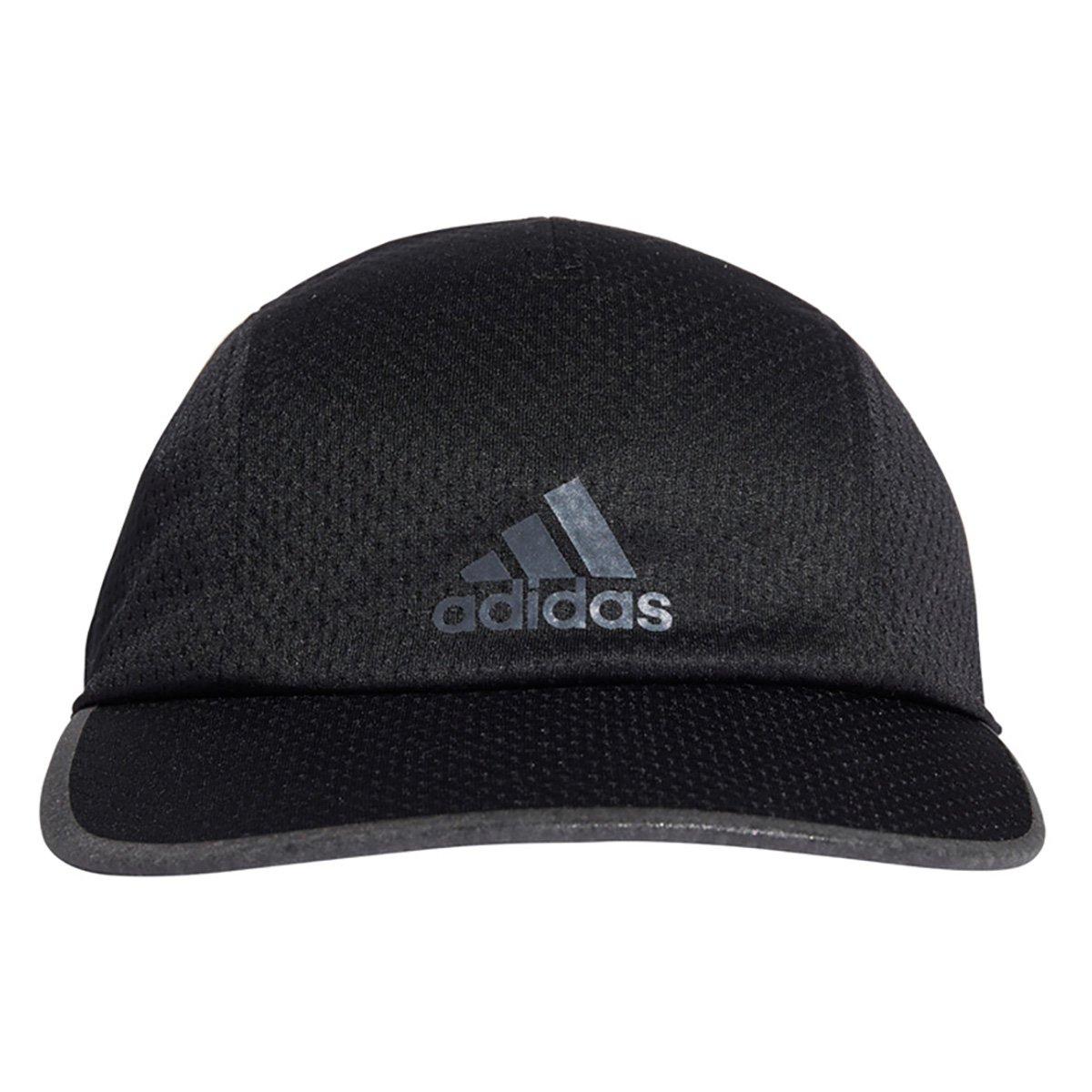 Boné Adidas Aba Curva Strapback Running Mesh Aeroready - Preto Menor preço em Boné Adidas Aba Curva Strapback Running Mesh Aeroready - Preto