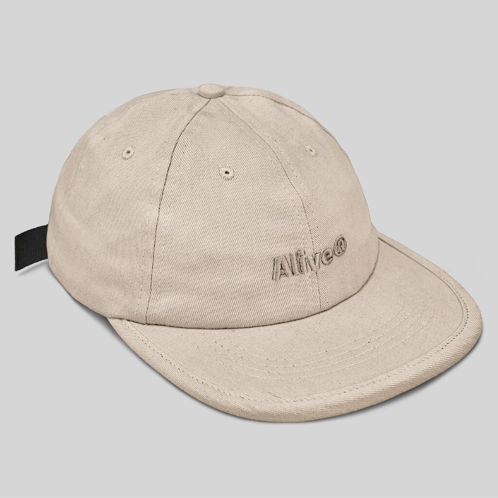 Boné Alive Six Panel Logo | Bege
