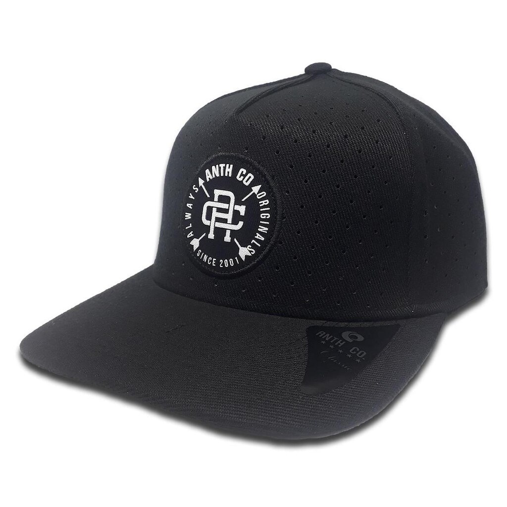 Boné Anth Co Circle Bordado Snapback Furadinho Ajustável