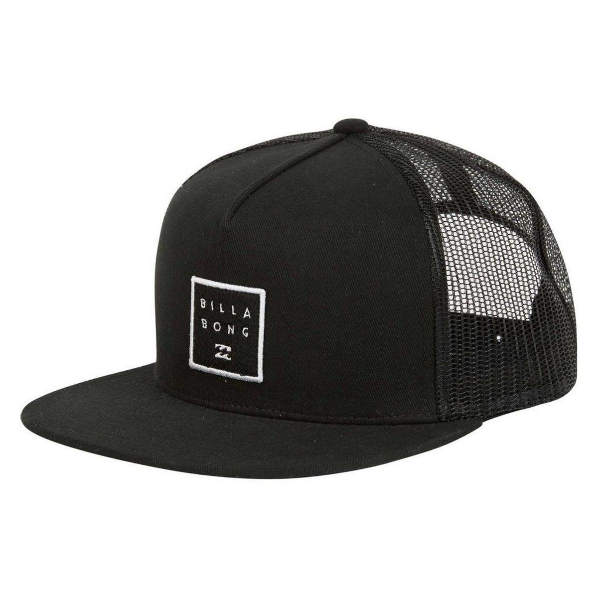 Boné Billabong Snap Stacked Truck R - Preto+Branco | Zattini