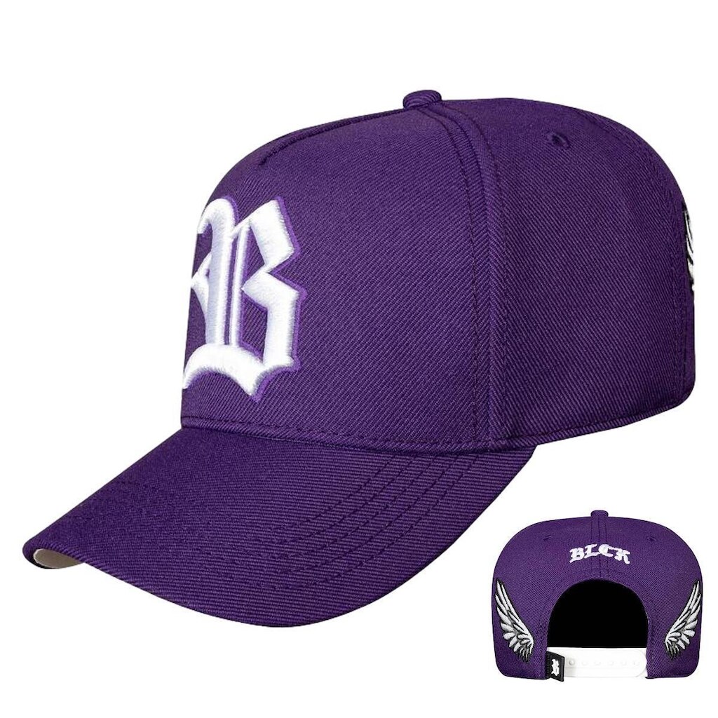 Boné Blck Brasil New Wings Asas Angel Aba Curva Snapback