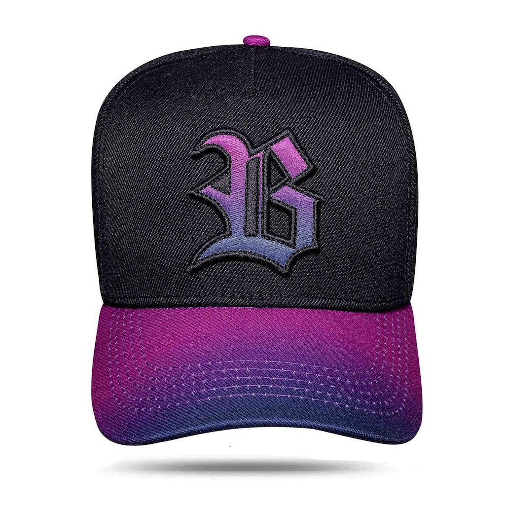 Boné Blck Brasil Snapback Aba Degradê