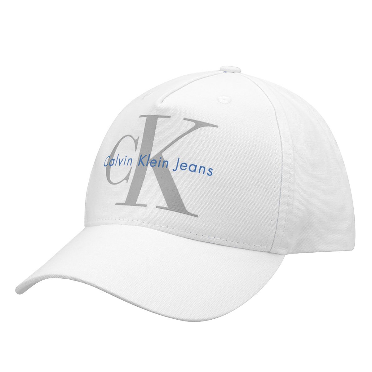 Boné Calvin Klein Aba Curva CK Masculino - Branco | Zattini