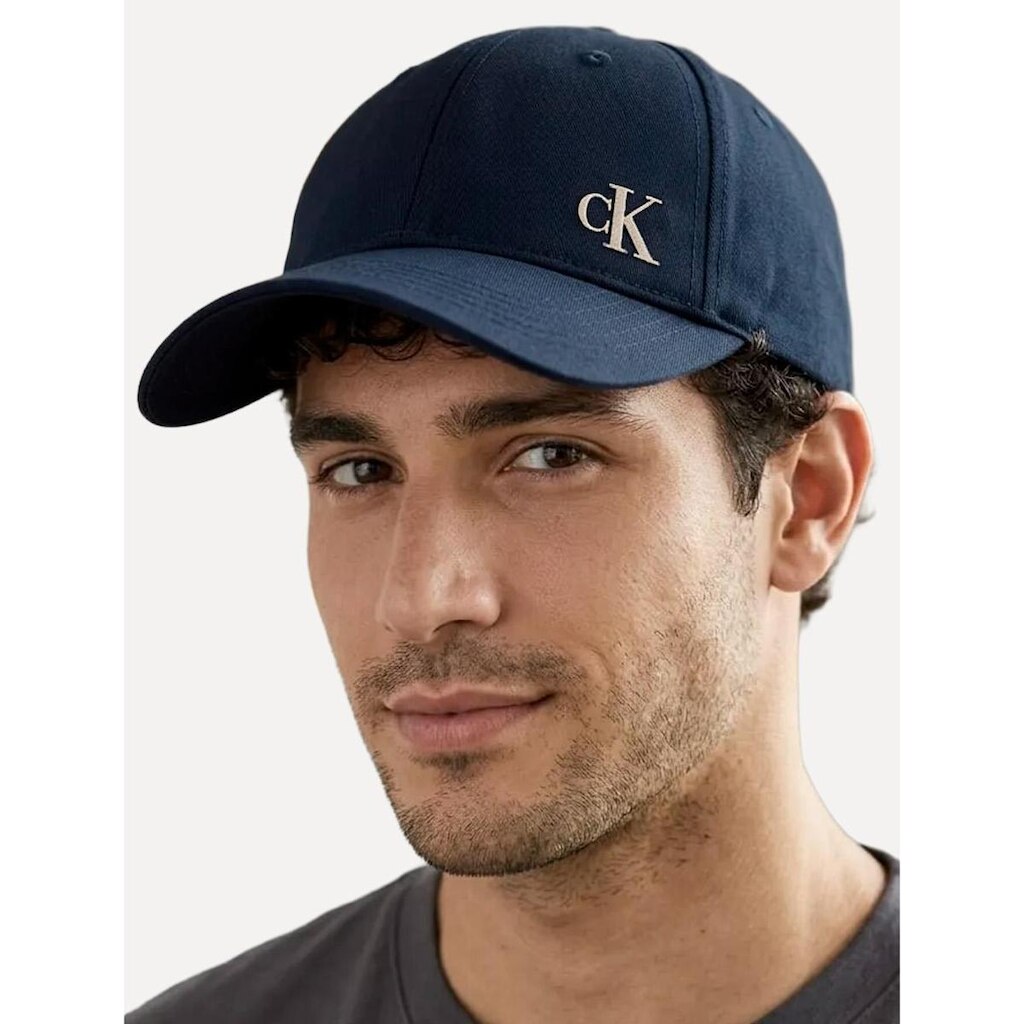 Boné Calvin Klein Jeans 6 Gomos CK Azul Marinho