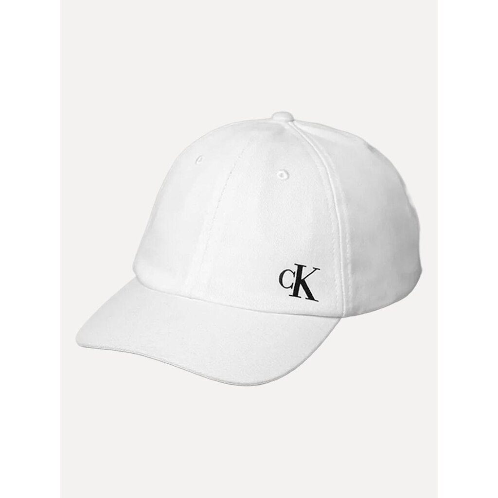 Boné Calvin Klein Jeans 6 Gomos CK Branco
