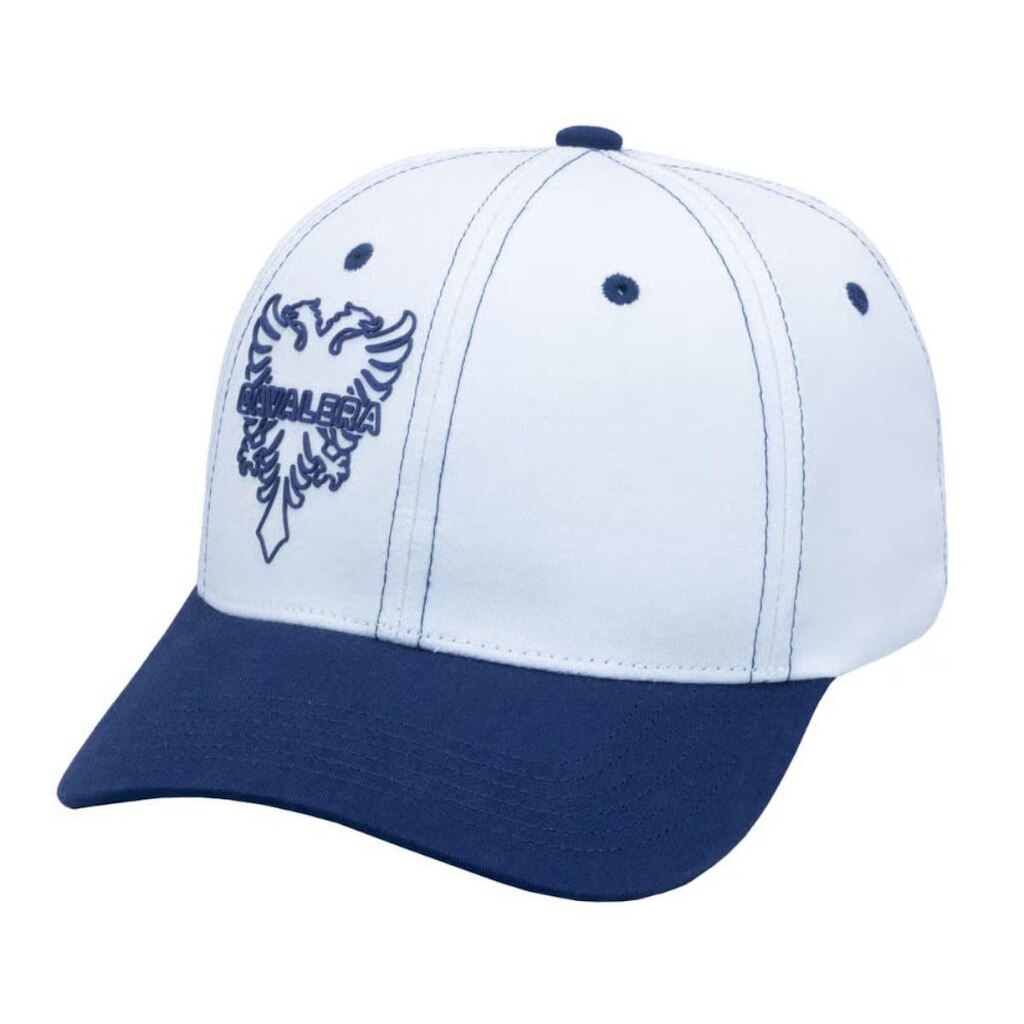 BONÉ CAVALERA DAD HAT FULL LOGO BRANCO/AZUL