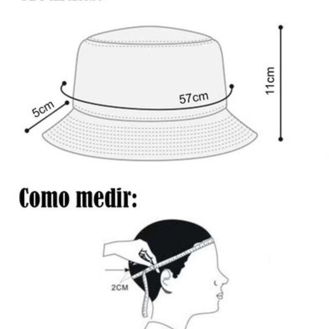 Boné Chapéu Bucket Hat Unissex
