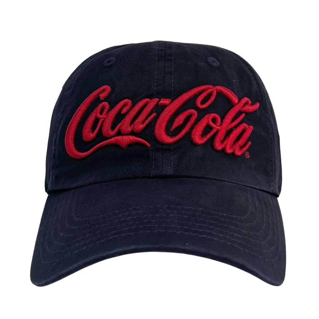 Boné Coca Cola Basico Bordado Frontal Julia Pt Azul