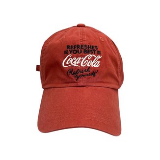 Boné Coca Cola Masculino Bordado Frontal Refreshes Laranja Rustico 39174