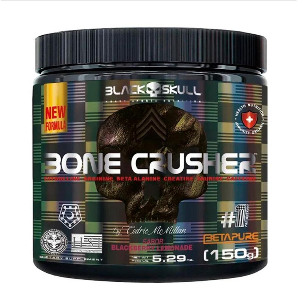Bone Crusher 150g - Black Skull