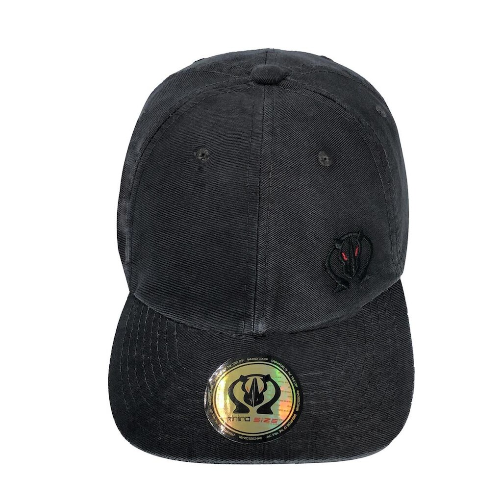 Boné Dad Hat Estonado Algodão Preto Aba Curva Rhs-138 Rhino Size