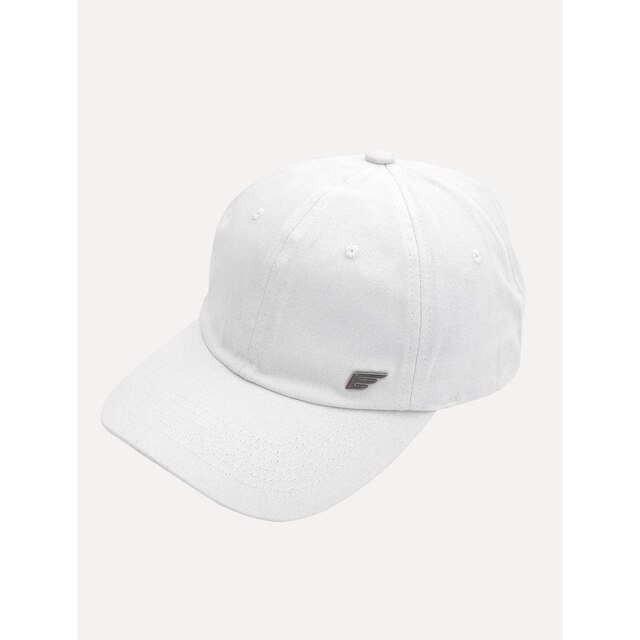 Boné Ellus Masculino Metal Logo Branco