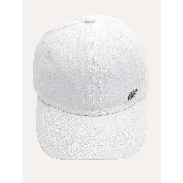 Boné Ellus Masculino Metal Logo Branco