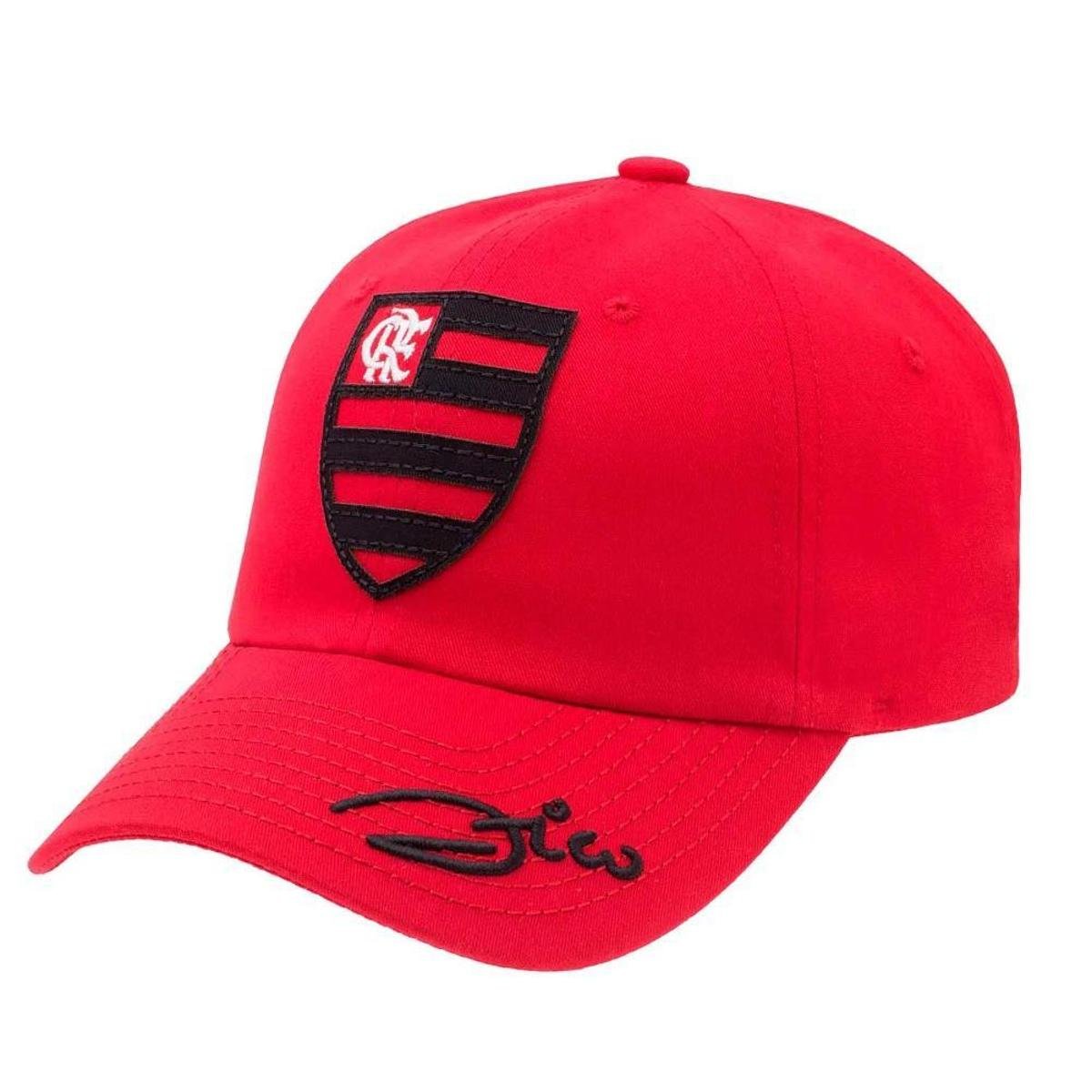 BONÉ FLAMENGO ZICO OFICIAL SUPERCAP - Vermelho Menor preço em BONÉ FLAMENGO ZICO OFICIAL SUPERCAP - Vermelho