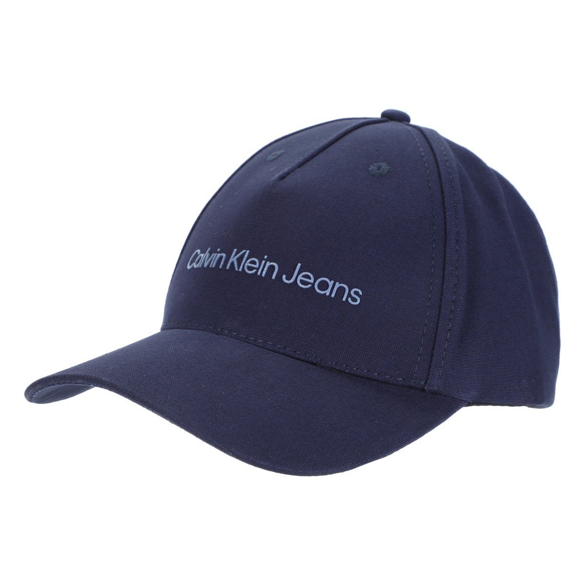 Boné Infantil Calvin Klein Aba Curva Sarja Logo Masculino - Marinho Menor preço em Boné Infantil Calvin Klein Aba Curva Sarja Logo Masculino - Marinho