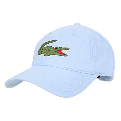 Bone Lacoste Aba Curva Strapback Sportswear Masculino Azul Claro Zattini