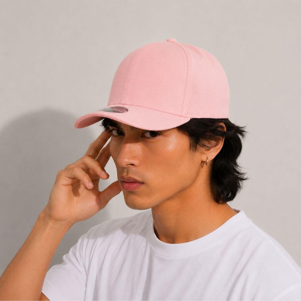 Boné Liso Básico Resina 6 Gomos Aba Curva Snapback Regulável Chapéu