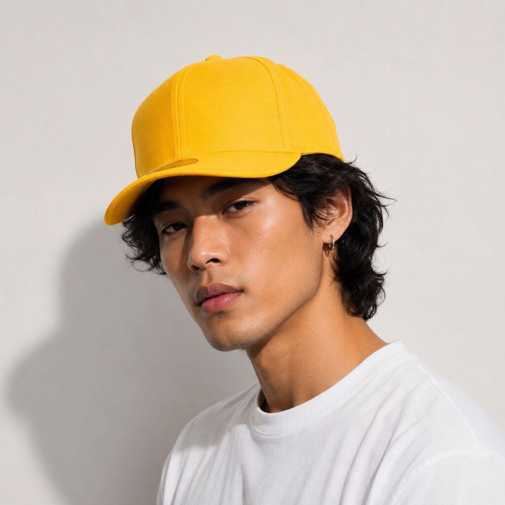Boné Liso Básico Resina 6 Gomos Aba Curva Snapback Regulável Chapéu