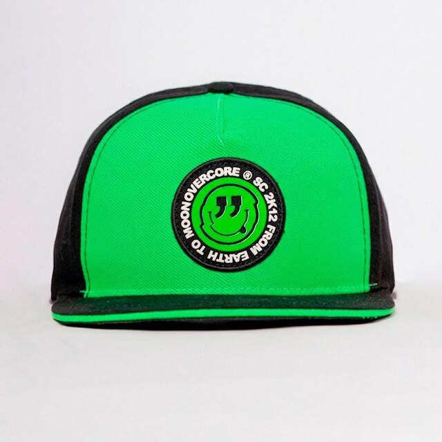 Boné Masculino Snapback Aba Reta Smiley Overcore
