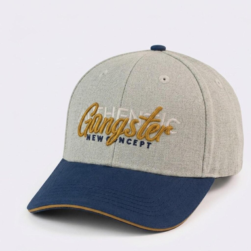 Boné Masculino Strapback Aba Curva Authentic Gangster