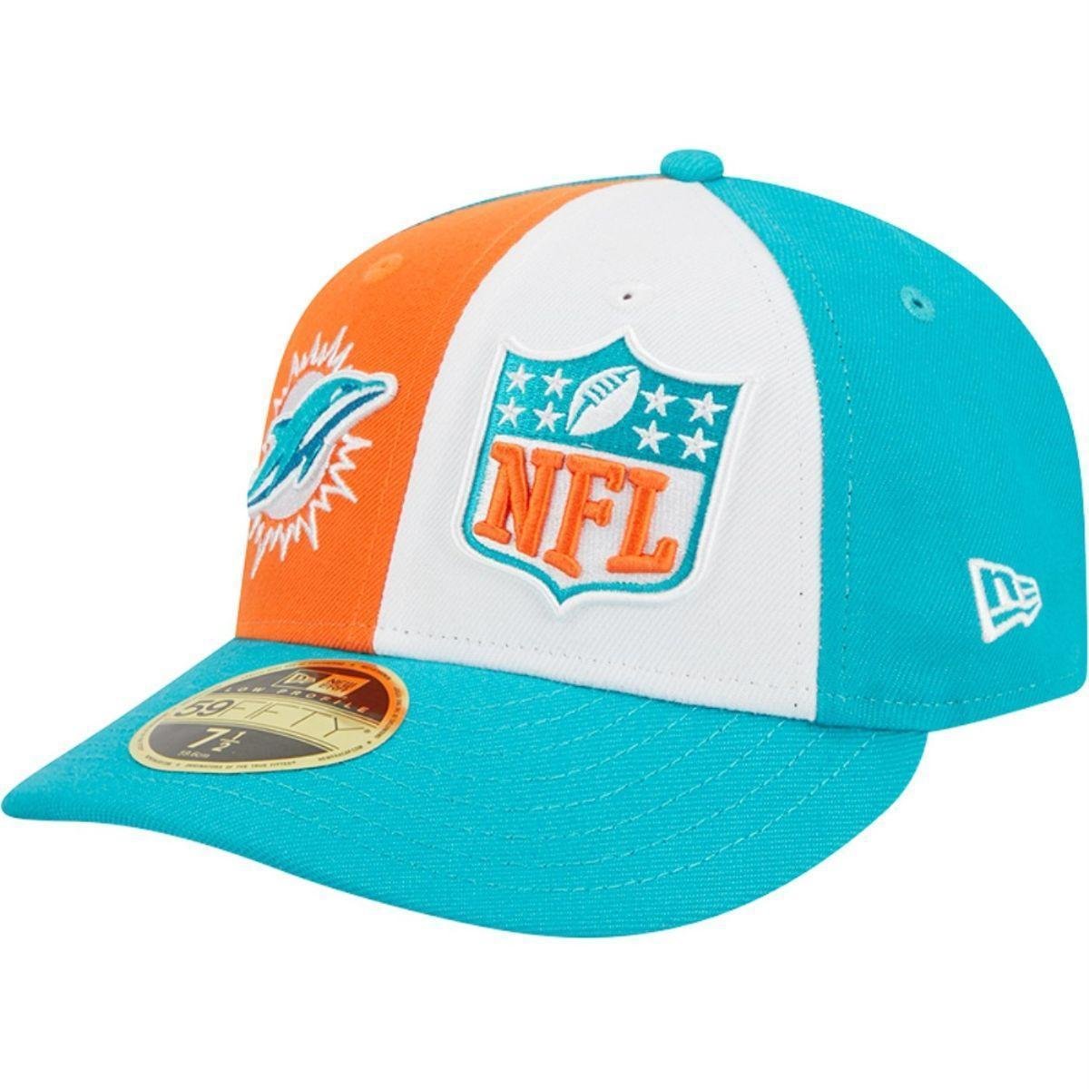 Boné Miami Dolphins Sideline 59FIFTY New Era Low Profile NFL Aba