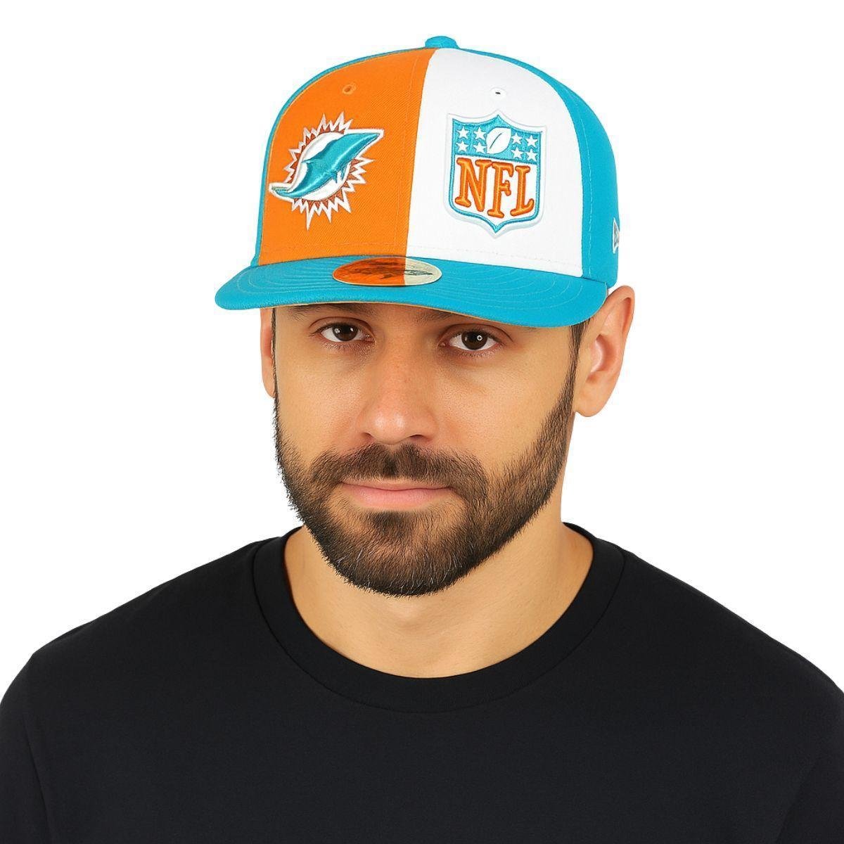Boné Miami Dolphins Sideline 59FIFTY New Era Low Profile NFL Aba