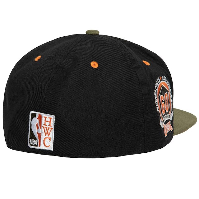 Boné Mitchell & Ness NBA Fitted HWC Los Angeles Lakers Masculino